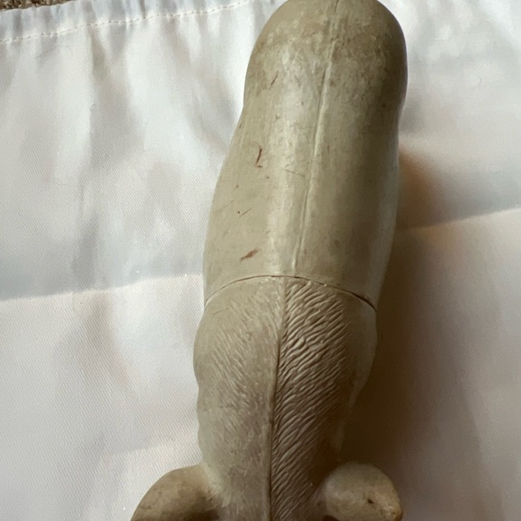 Vintage 1986 Imperial White Plastic Yorkshire Sow Pig Figure Farm Toy - Picture 2 of 8